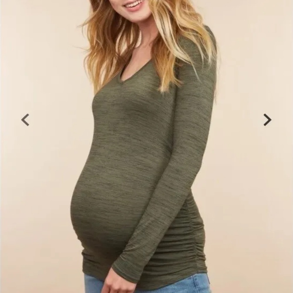 Motherhood stretchy and soft long sleeve women top